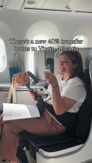 There’s a new 40% transfer bonus to Virgin Atlantic.

Which means, you can book Air France business class seats to Europe for as low as 42K miles one way (and about $300 in taxes).

Here are some routes with better availability:
DTW to CDG  EWR to CDG  BOS to CDG 
JFK to CDG
IAD to CDG

Some good availability in July and August

For this specific example, you book via Virgin Atlantic to take advantage of the 40% transfer bonus but you fly on Air France.

Comment 40

I’ll send you more info about this transfer bonus!

**I do NOT recommend transferring speculatively - once you transfer - it’s permanent

This transfer bonus ends 2/28/26