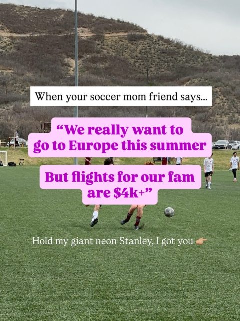 Spending $4K for a family of 4 to fly to Europe?
🤦🏻‍♀️ NO THANK YOU!

👉🏼 Comment 5

✨I’ll send you the cards that earn the BEST points
And
✨My FREE points guide

🥂Here’s to
Earning the best points
Getting huge value from them
No more googling how to
Or wondering how every family you know goes to Europe every year