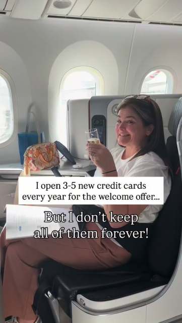 👋 Answering one of the questions I get most frequently 😍

🤩 Some cards I’ll keep forever and ever.
But not every card is a long term keeper. And that’s okay! 

After one year (always keep card 1 year), here’s how I decide:

1. Keep the card - if the benefits and credits outweigh annual fee or if the card is a great points earner or if the card is needed to transfer to transfer partners or if it gives me great protections or benefits like lounge access
2. Close the card - Yep, sometimes I just open a card for the welcome offer - if that’s the case - it’s basically getting closed after year 1.  Will I see a small bump down on my credit score? Yes! But it’s always rebounded buiqcking with other best practices like paying in full and on time.
3. Downgrade the card - if there is a $0 annual fee card I can downgrade to, I usually take this option. Why? Because that keeps the credit history length. And sometimes, even that $0 annual fee card has some good benefits or earning multipliers. 
4. As for a retention offer - I don’t do this with every card. But If they waived the annual fee or offered me a mini welcome offer to keep it - I may keep the card. HOW do I do this? Simpler than you think - I call the credit card company once my annual fee posts and ask if they can check for a retention offer on my account. It’s either there or not. 

Things to keep in mind:

✨If you are closing a BANK card - you’ll likely need to transfer out any unused points first so you don’t lose them.

✨If you are closing a Hotel/Airline card - usually those points/miles stay with that brand - but always double check!

I always make a decision when the 1 year mark hits and the annual fee posts. From then I usually have about 30 days to make a decision. I don’t pay the annual fee until I decide to keep it open. Otherwise, if I pay it and close it, most banks would just have to refund that payment.