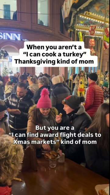 Happiest Thanksgiving!!!

I never pretend to be someone I’m not. And I can promise you I am not a turkey kind of mom. 

Thanksgiving is one of my most favorite times to travel as our little family of 3.

So grateful for all the amazing experiences these incredible award flight and hotel award bookings make possible.

Thank you for being here FTP community. Forever grateful for you! Xoxo