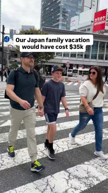 Using credit card points for our luxury Japan trip was a dream come true!

We used our points to cover… 

✈️ Business class flights to and from Japan for 3 people
🏩 9 nights in luxury hotels between Tokyo, Tokyo Bay & Kyoto

✨ Overall, for our fights, hotels & train fees – we only paid $1200 out of pocket!

Here’s the amazing thing!

🥳 We are planning a trip back using our points - AGIAN!

🍜 follow @fancytravelpointers and I’ll teach you how we take bucket list trips on repeat using cc points