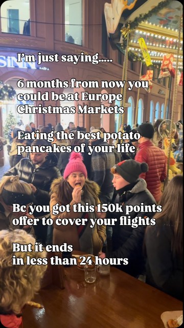📣Comment 150K

And I’ll send you the info

This offer ends TOMORROW
Monday, June 15 8am ET

This just became a forever keeper card for many people thanks to the ability to transfer points to Hyatt at 1:1 ratio

FancyTravelPointers may receive compensation from JPMC
